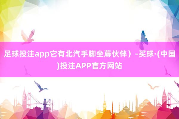 足球投注app它有北汽手脚坐蓐伙伴）-买球·(中国)投注APP官方网站