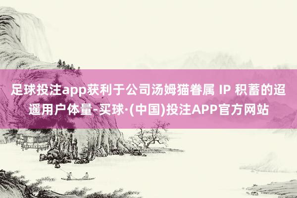 足球投注app获利于公司汤姆猫眷属 IP 积蓄的迢遥用户体量-买球·(中国)投注APP官方网站