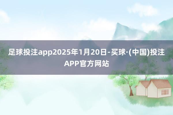 足球投注app2025年1月20日-买球·(中国)投注APP官方网站